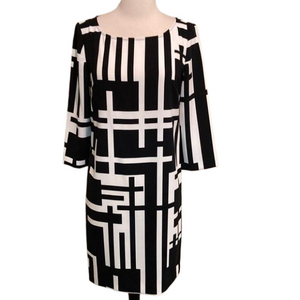 Ann Taylor Geometric Dress Size 4